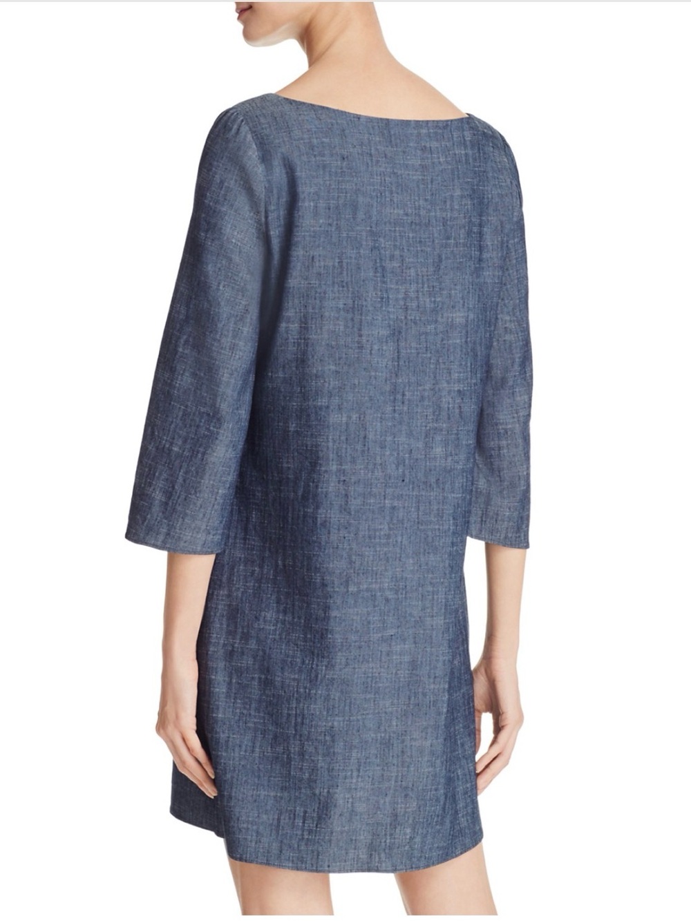 Alice + Olivia Chambray Lowell Shift Dress - Picture 2 of 6